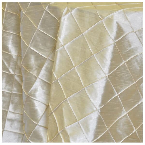 Pintuck Soft Gold 72" Square