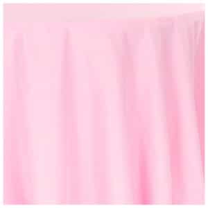 120" Round Polyester Pink