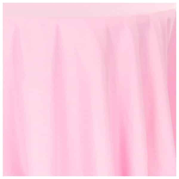 120" Round Polyester Pink
