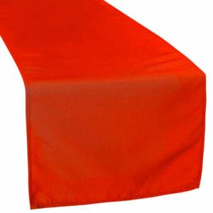 Polyester Table Runner Red Rental Products