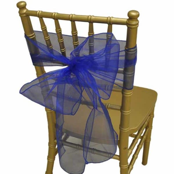 Chair Sash Royal Blue Rental Products