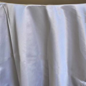 Satin Silver Linen Rental Product