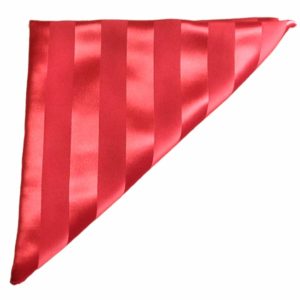 Satin Red Stripes Napkins Rental Products