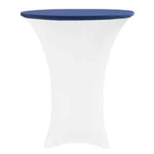 Spandex Table Topper/Caps Navy Blue Rental Products