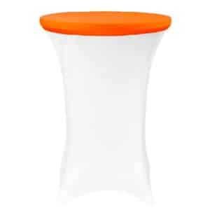 Spandex Table Topper/Cap Orange Rental Products