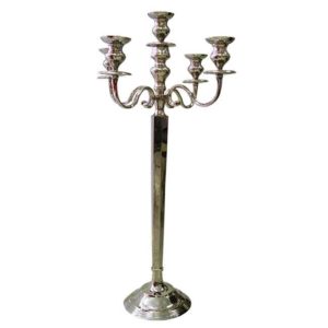 Nickel Plated Candelabra Rental Products