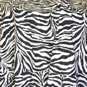 Zebra Animal Print Tablecloth Rental Product