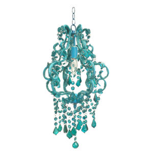 Turquoise Beaded 15" Chandelier Rental Products