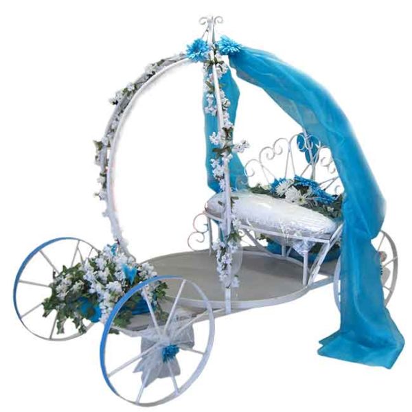 Cinderella Iron Carriage White Rental Products